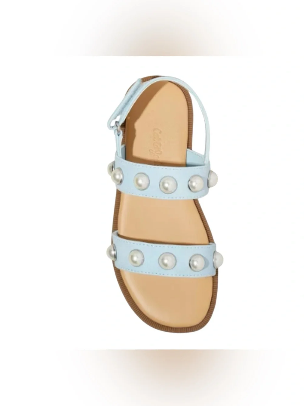 Cat & Jack Toddler Selene Pearl Sandals Sz 8 NWT